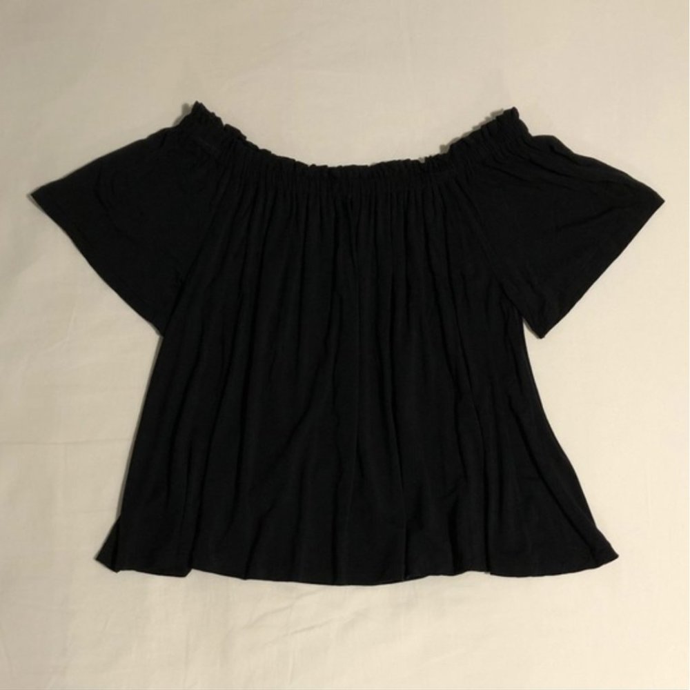 Black Off the Shoulder Top